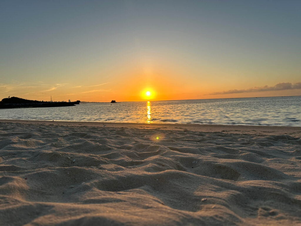 アラハビーチ砂浜